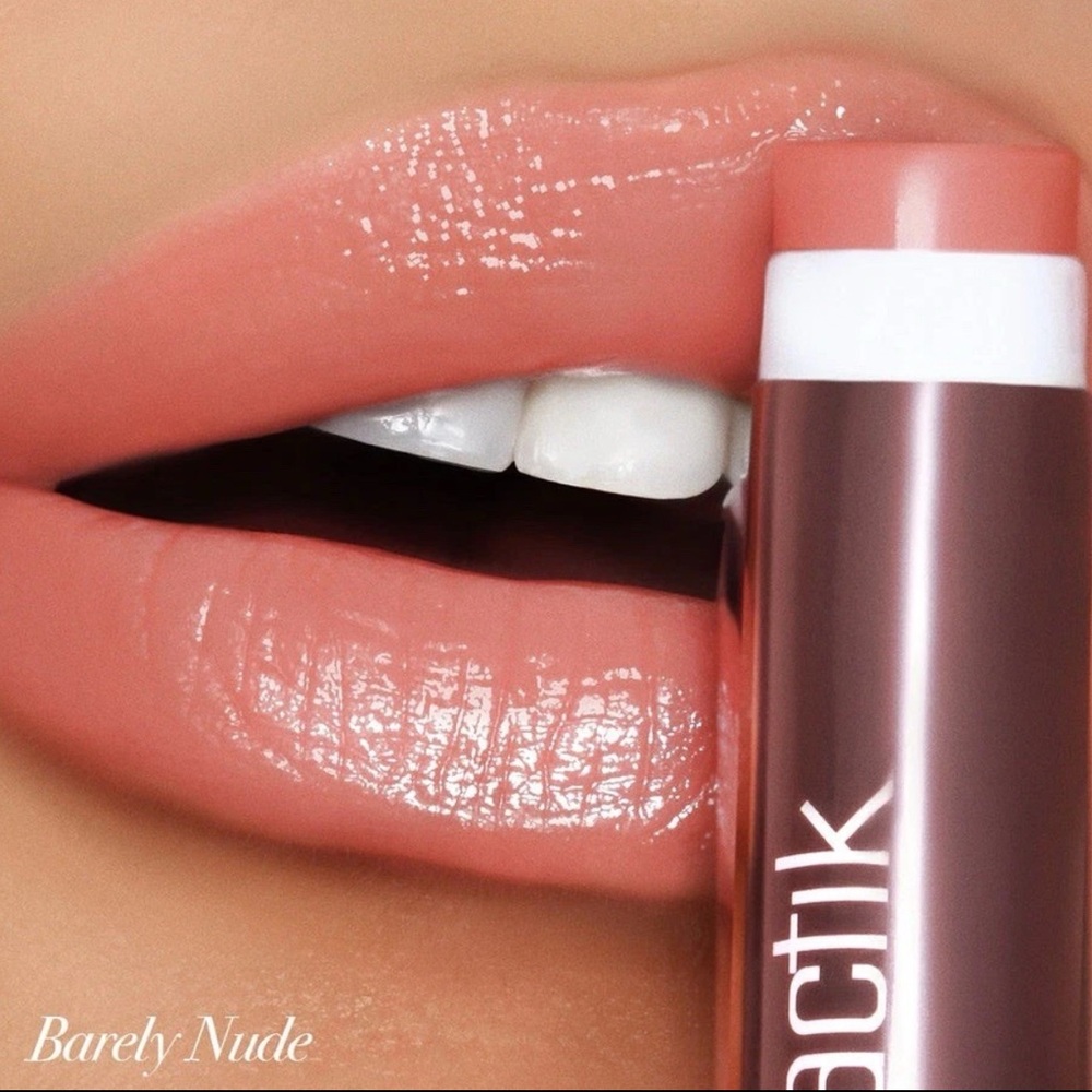 Girlactik Jello Gloss Tinted Lip Balm BARELY NUDE in box